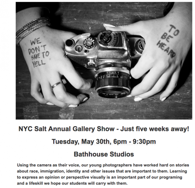 NYC SALT Annual Gallery Show