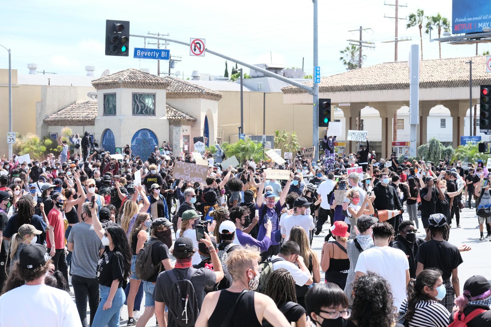 Pan Pacific Park Protest 