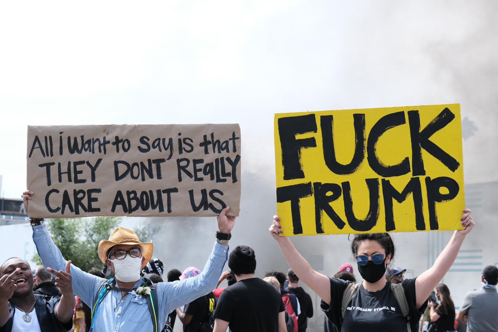 Fuck Trump - George Floyd Protest - Black Lives Matter