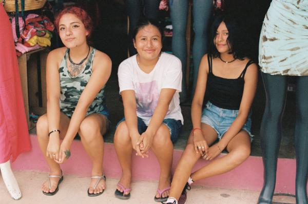 Three Girls at Playa Zicatela | Buy this image