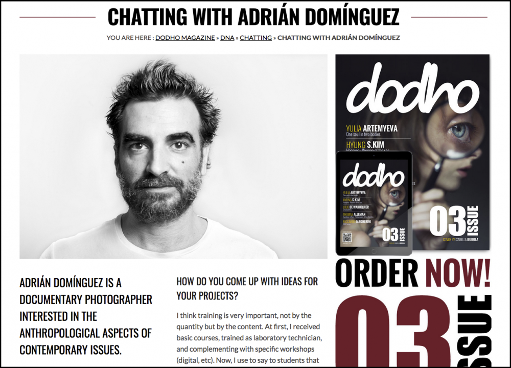 Thumbnail of Chatting with Dodho Magazine: