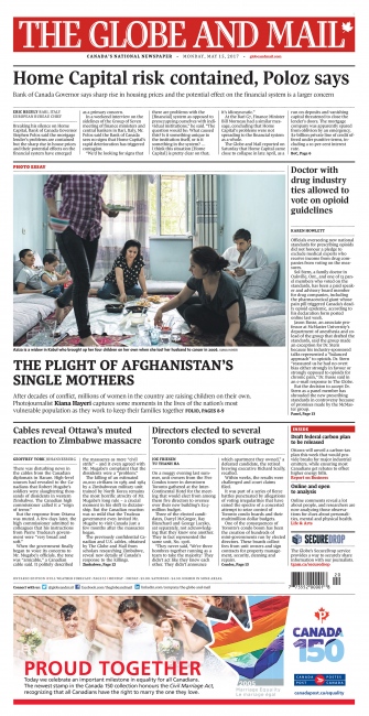 Thumbnail of Single Mothers of Afghanistan on Globe and Mail