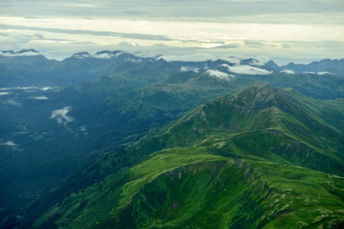 Image from Alaska - Another aerial shot of the remote terrain between Homer...