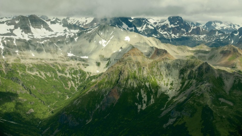 Image from Alaska - Katmai National Park from the air. 