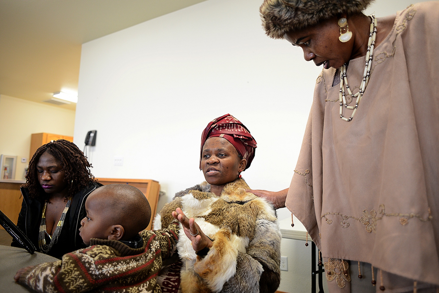 Welcome to Twin Falls, Idaho - Patricia Muyisa at the Congolese prayer service at the...