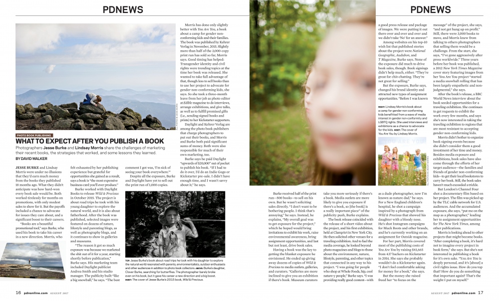 PDN's David Walker interview on photo book publishing, featuring You Are You.