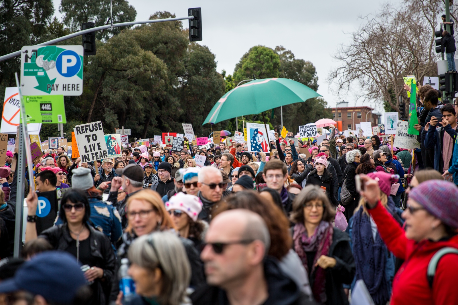 Women's March Oakland, CA  - The Women's March in Oakland, CA, January 21, 2017.