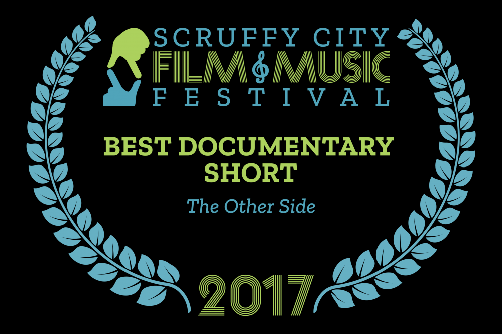 BEST DOCUMENTARY SHORT award at the Scruffy City Film and Music Festival in Knoxville, TN