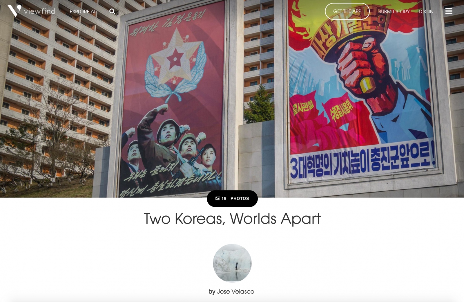  "Two Koreas, Worlds Apart" by Jose Velasco 