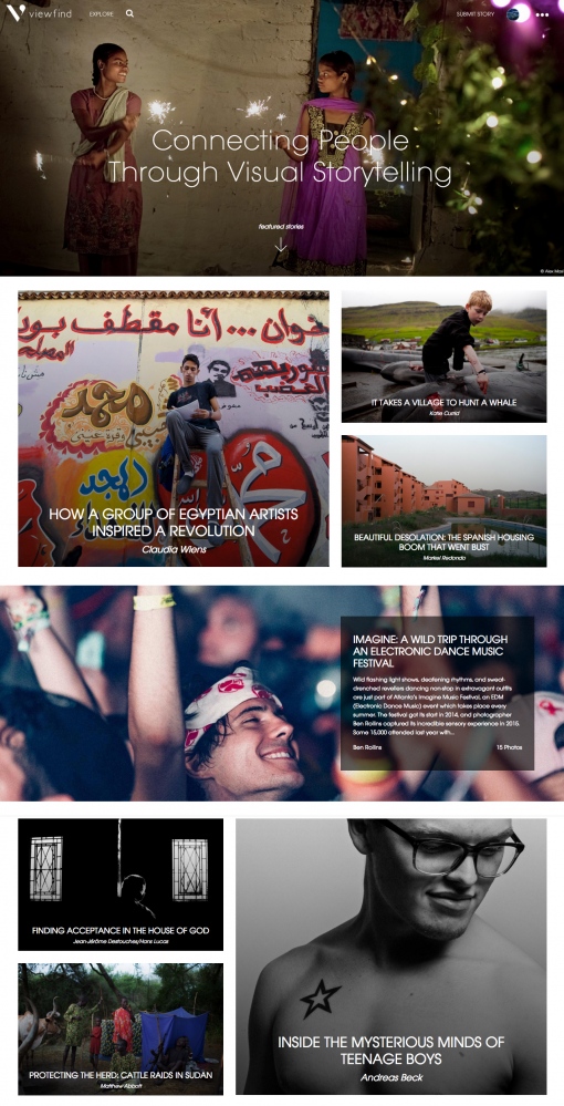 ViewFind - Frontpage of ViewFind.com - January 2016