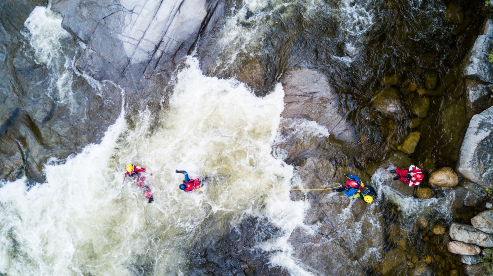Photography image - What happens when adventure sports go bad? Is there a backstop, here in New Hampshire there are several volunteer organizations that have the skills, willingness and gear to make a difference.