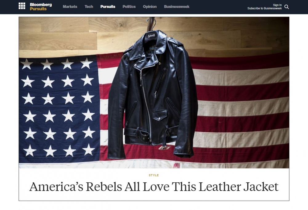 On Bloomberg Pursuits: America's Rebels All Love This Leather Jacket