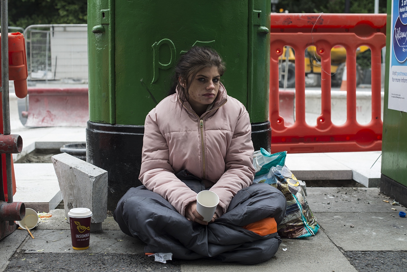 Homes - Kelly, 18 years old, has been living on the street since...