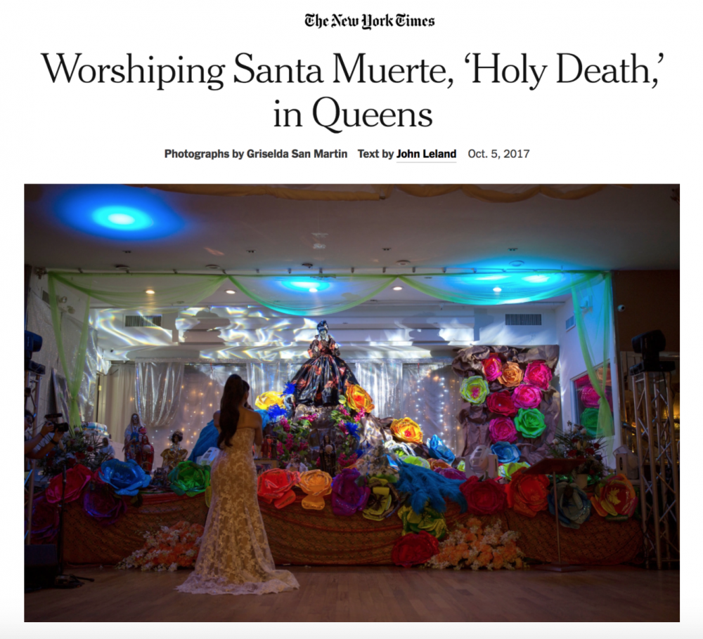 Santa Muerte in the NYT