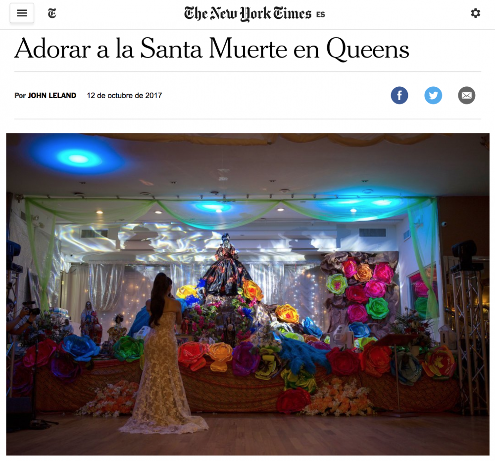 Santa Muerte in the NYT en Español