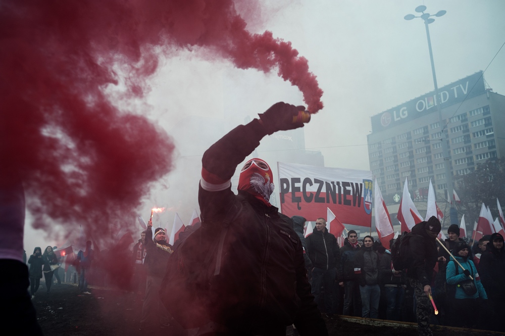 Photoreportage: Poland: hate speach banalization. 