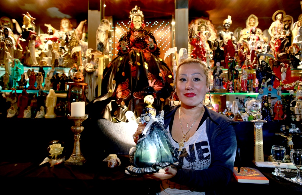 Image from Environmental Portraits -  Arely Vazquez - Santa Muerte follower - Queens - NY 