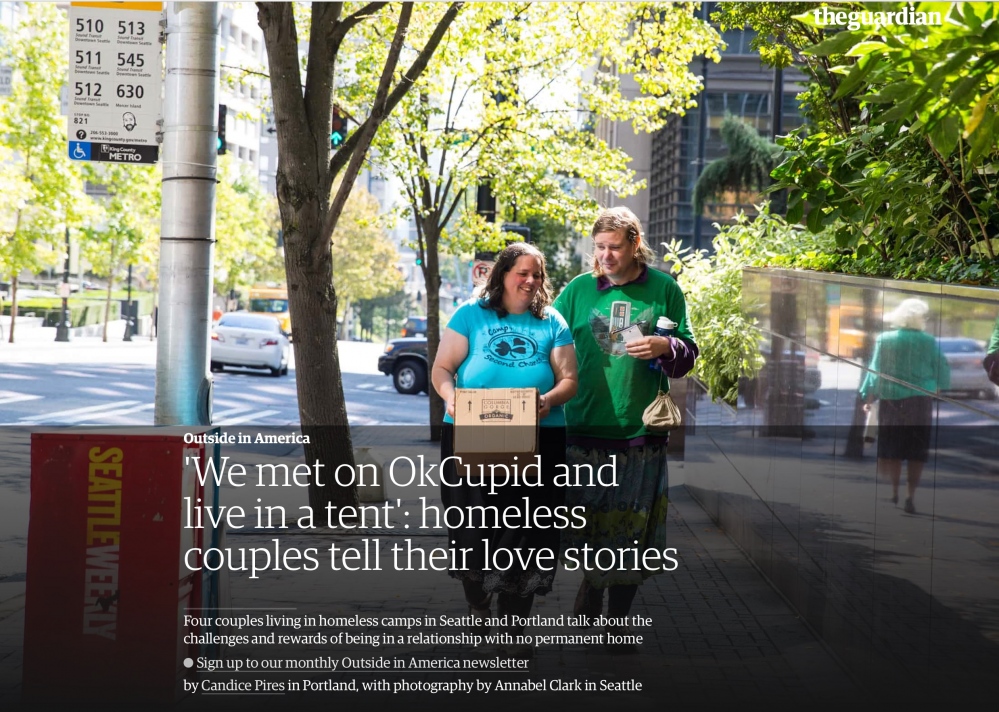 Homeless couples tell their love stories in the Guardian