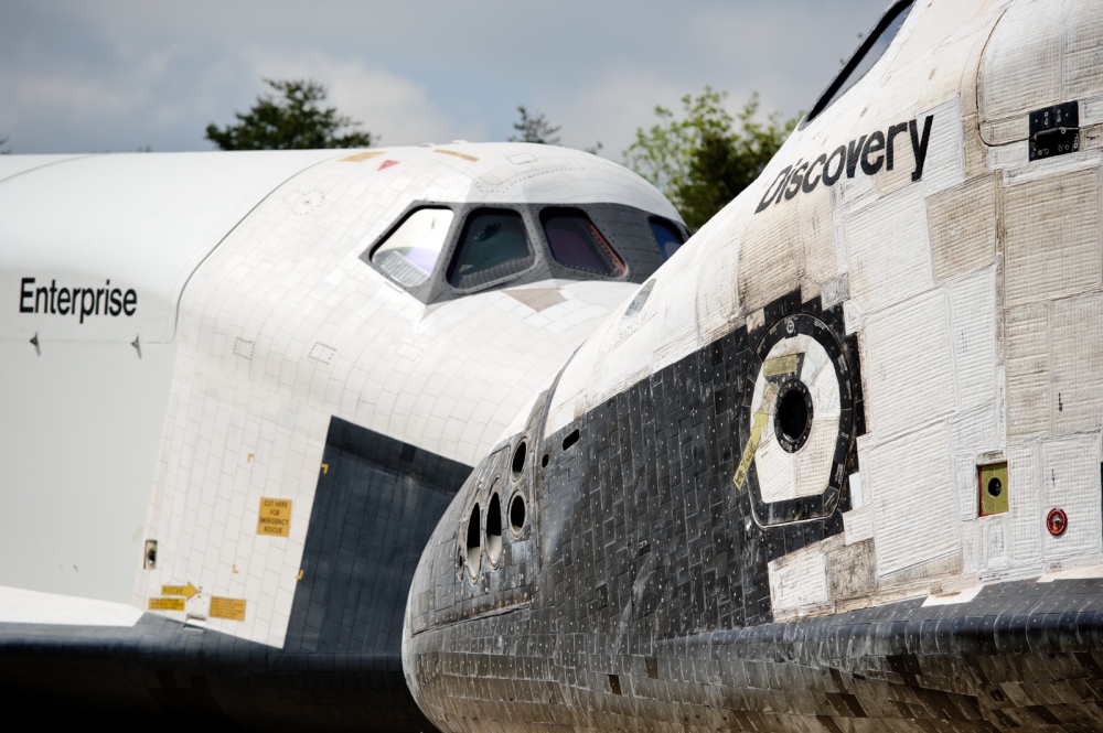 Space shuttles Discovery and En...covery could be put on display.