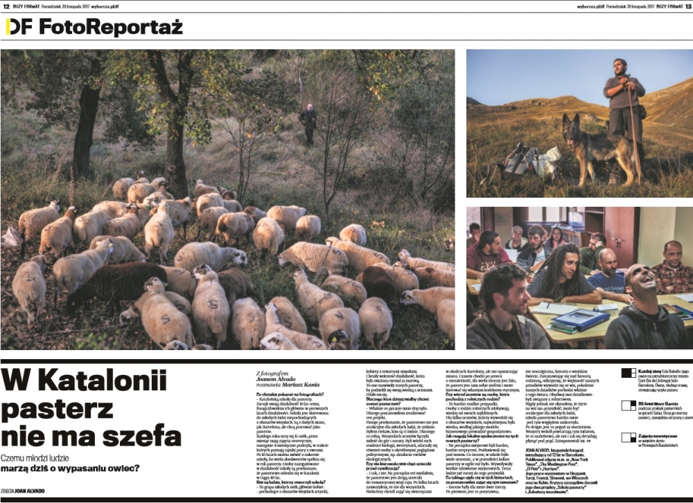 "School of Shepherds" featured in Duzy Format magazine (Poland)