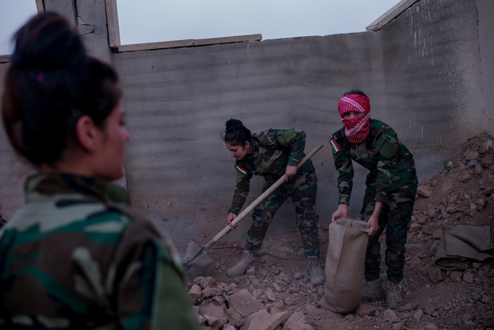 Women of the Yazidi 'Sun L...ugh training, funds, and arms. 