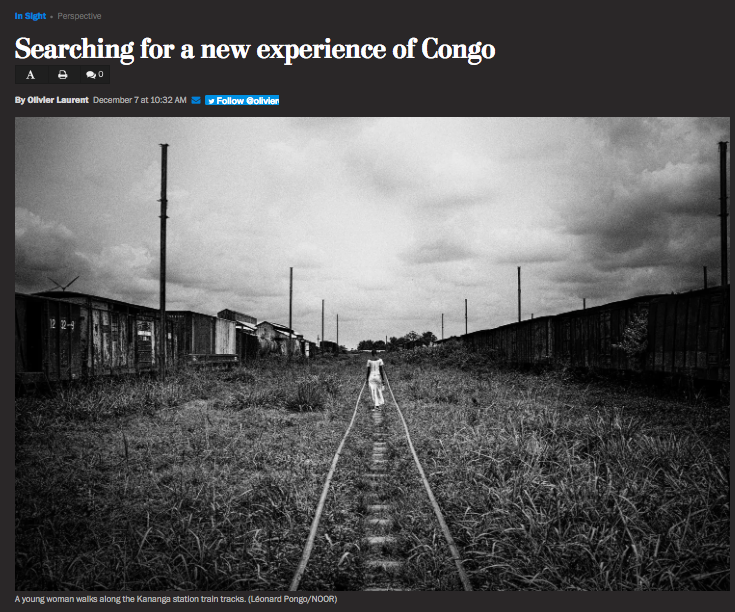 on The Washington Post In Sight Blog: Searching for a new experience of Congo