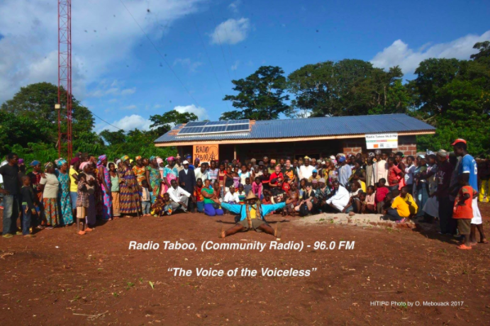 Radio Taboo -  Family photo of all communities on launch day, July 23,...