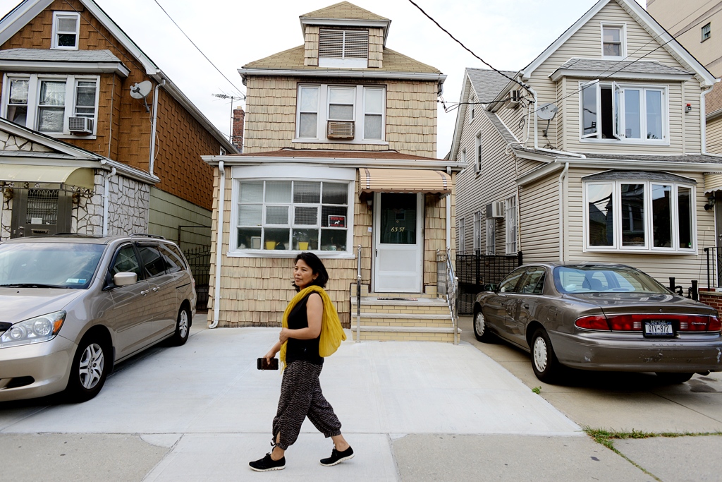 "In short, I was a slave" - Edith Mendoza, 51, in her neighborhood in Queens, New...