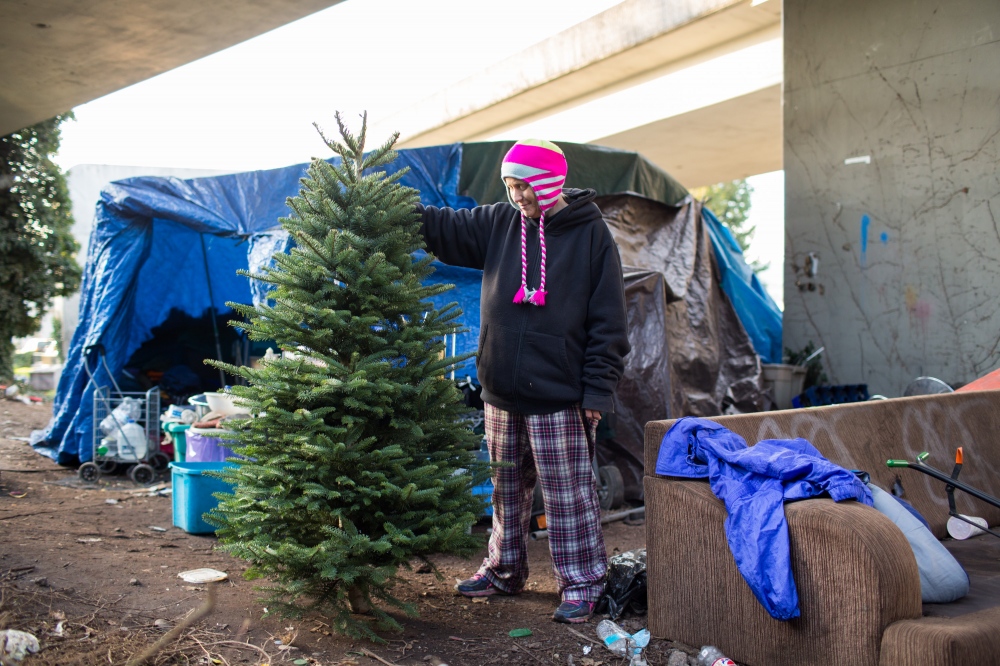 Homeless at Christmas for the Guardian US