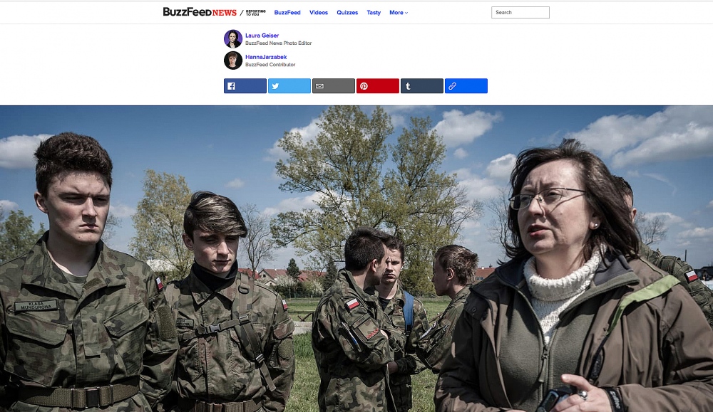 BuzzFeeed News: Military Profile classes in Polish Public Schools.  