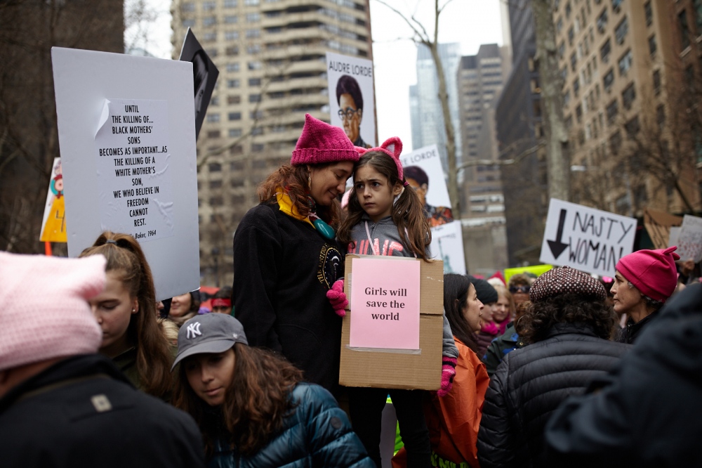 Women's March in New York City; 01/21/2017