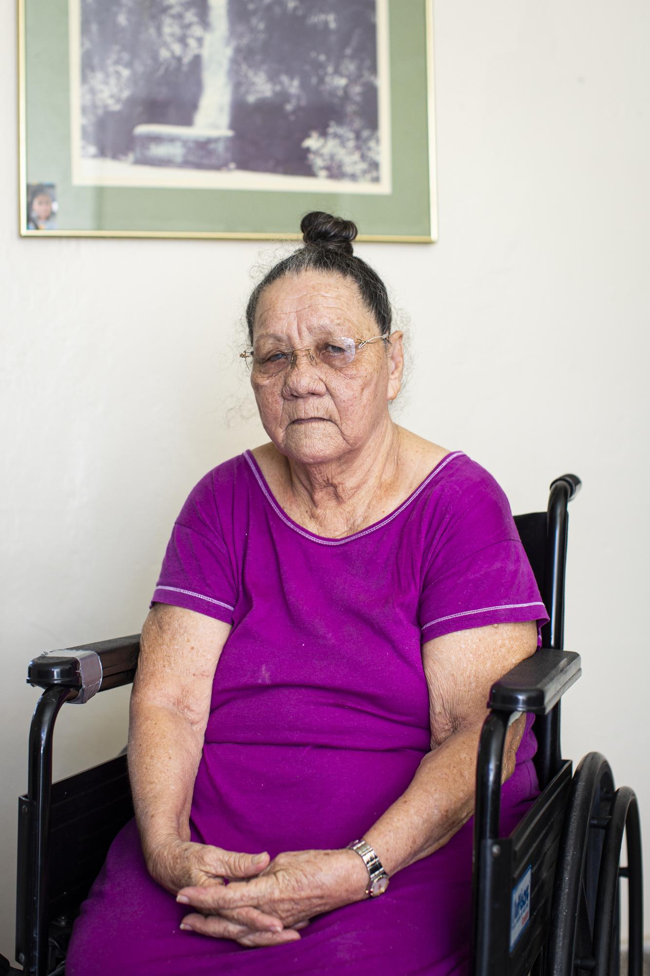 RECENT WORK - Altagracia Barreto Tirado at her home. She receives...