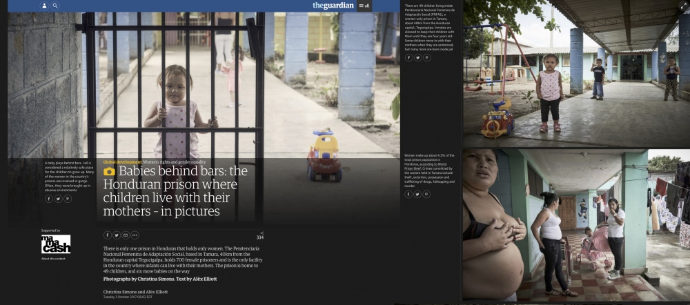 THE GUARDIAN - Babies Behind Bars : the Honduran prison where children live with their mothers 