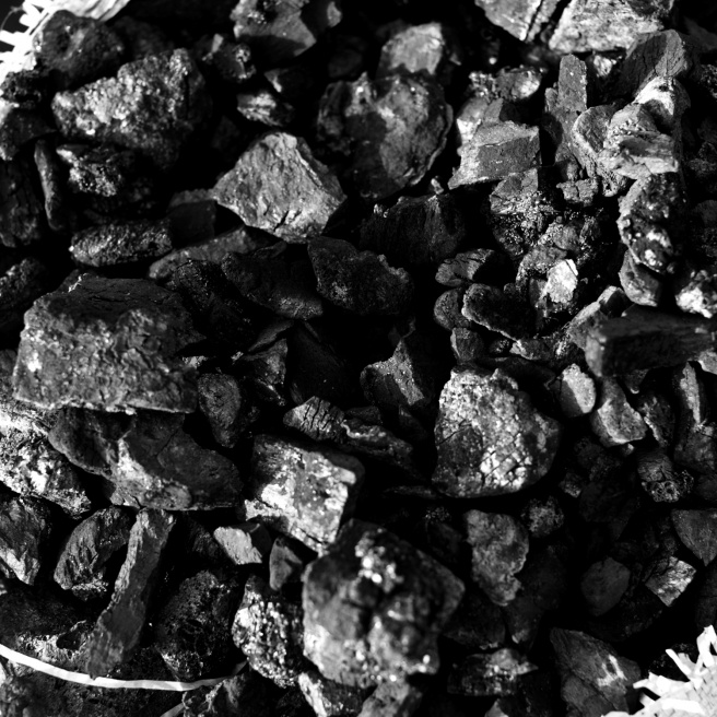 Hand-picked coal pieces is fill...central regions of the country.