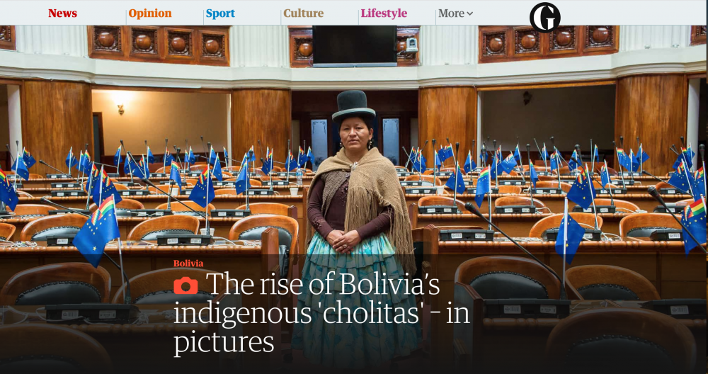Cholita's Rise in The Guardian