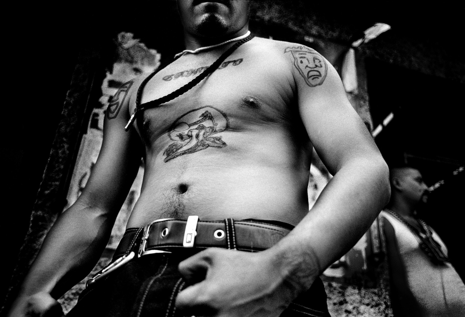 La Guerra Mexicana - Gang members and dealers line the streets of Tepito,...