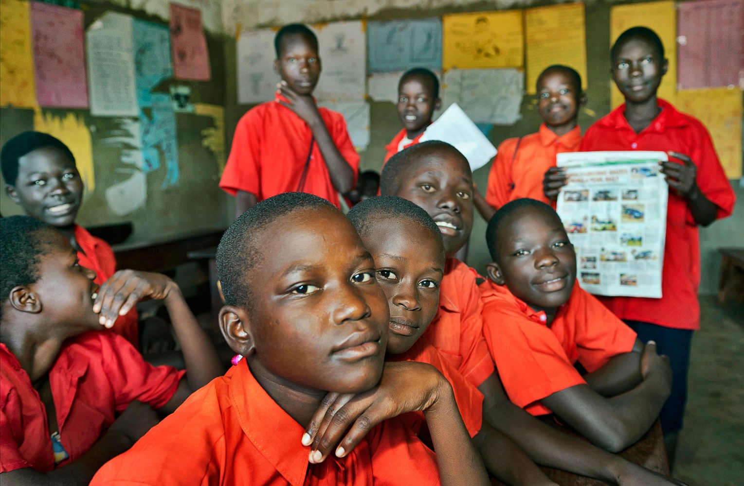 NGO Projects -  Irene Gleeson Foundation schoolboys, Kitgum, Uganda 