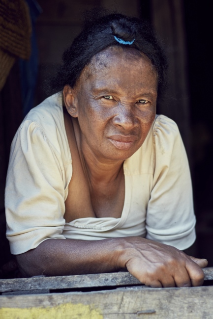 A shopkeeper in Andasibe, Madagascar.