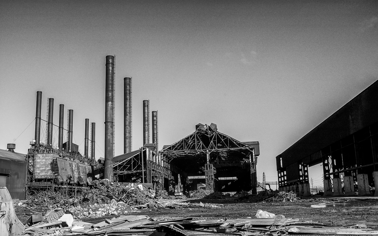  All for Thee This Day: The Fall of International Steel -  Smoke stacks 