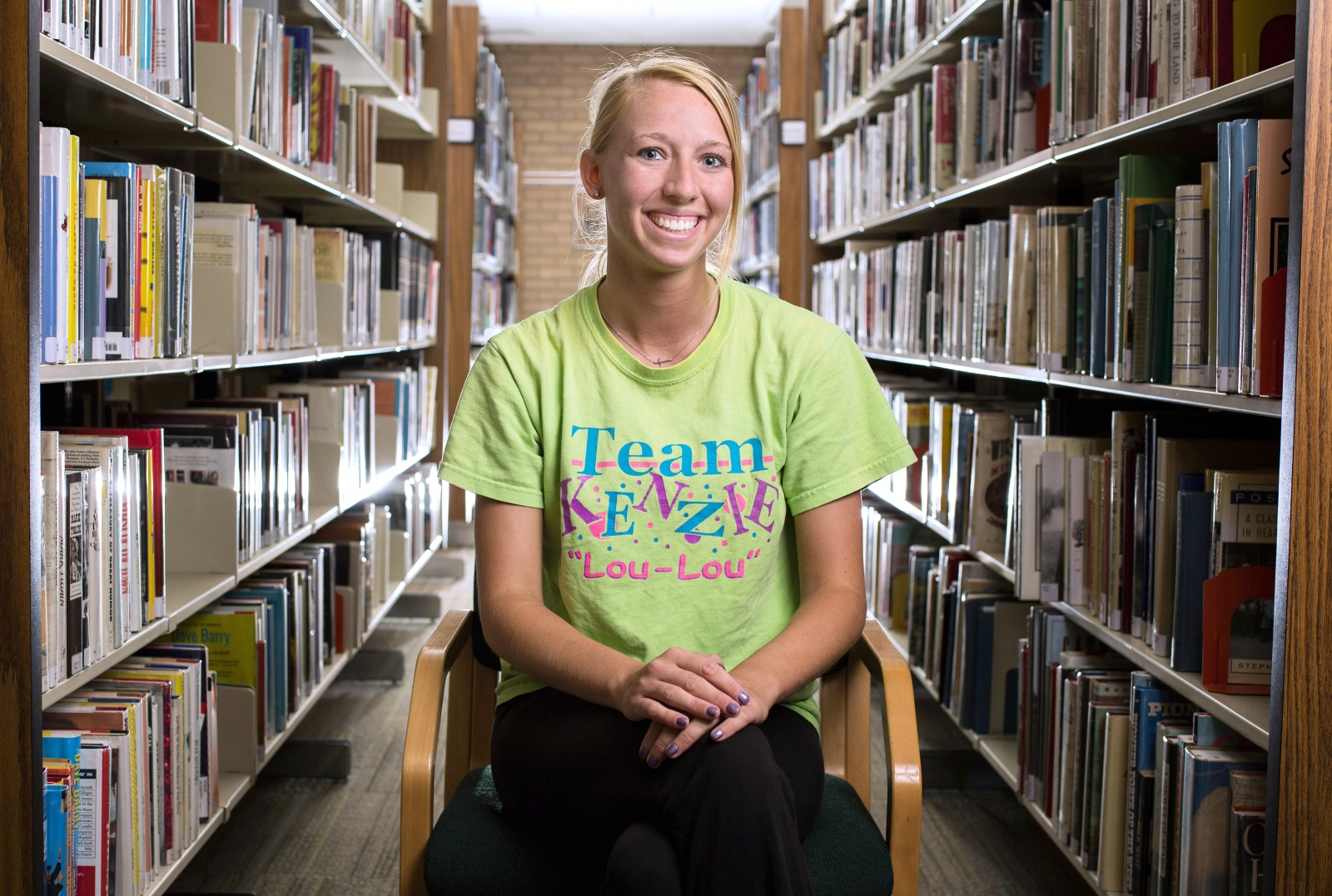 People of the Library -   Melissa Pietig:  â€œThe library is really nice for...