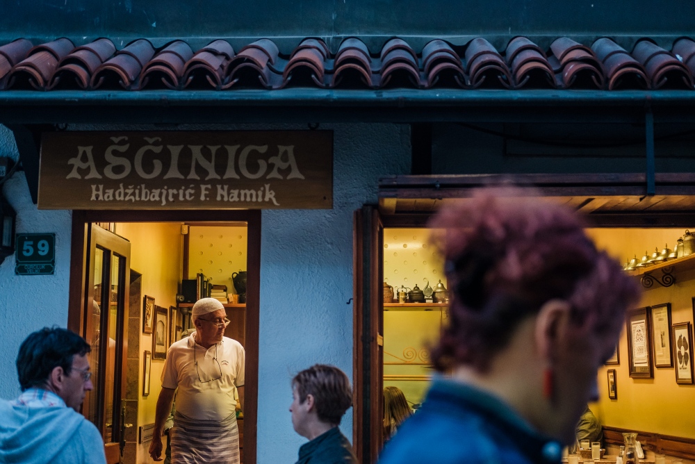 Image from 25 Years after the siege of Saravejo  - The owner and chef of this traditional Bosnian restaurant...
