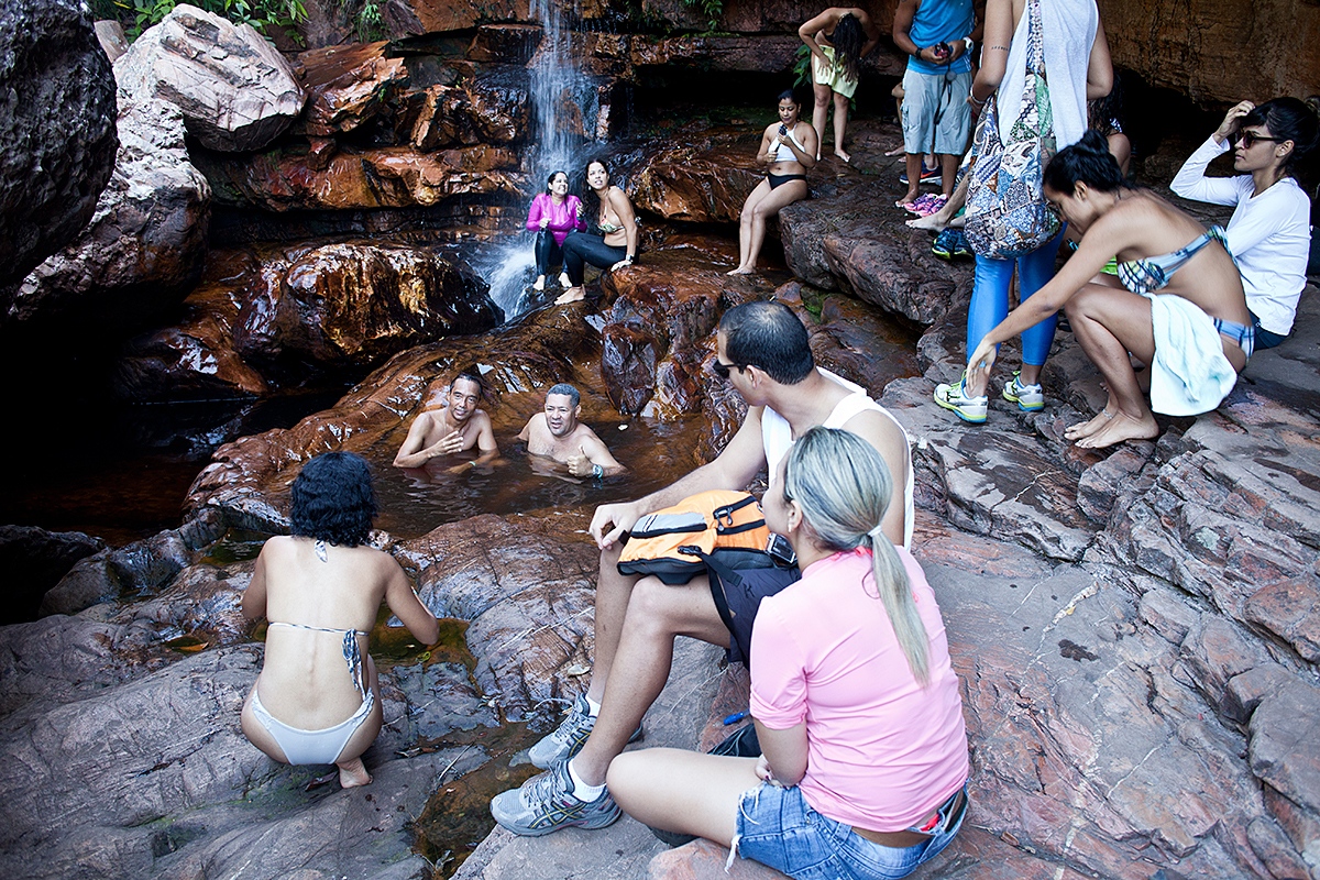 Postcards from Brazil -   Brazilians love waterfalls. And selfies. When both come...
