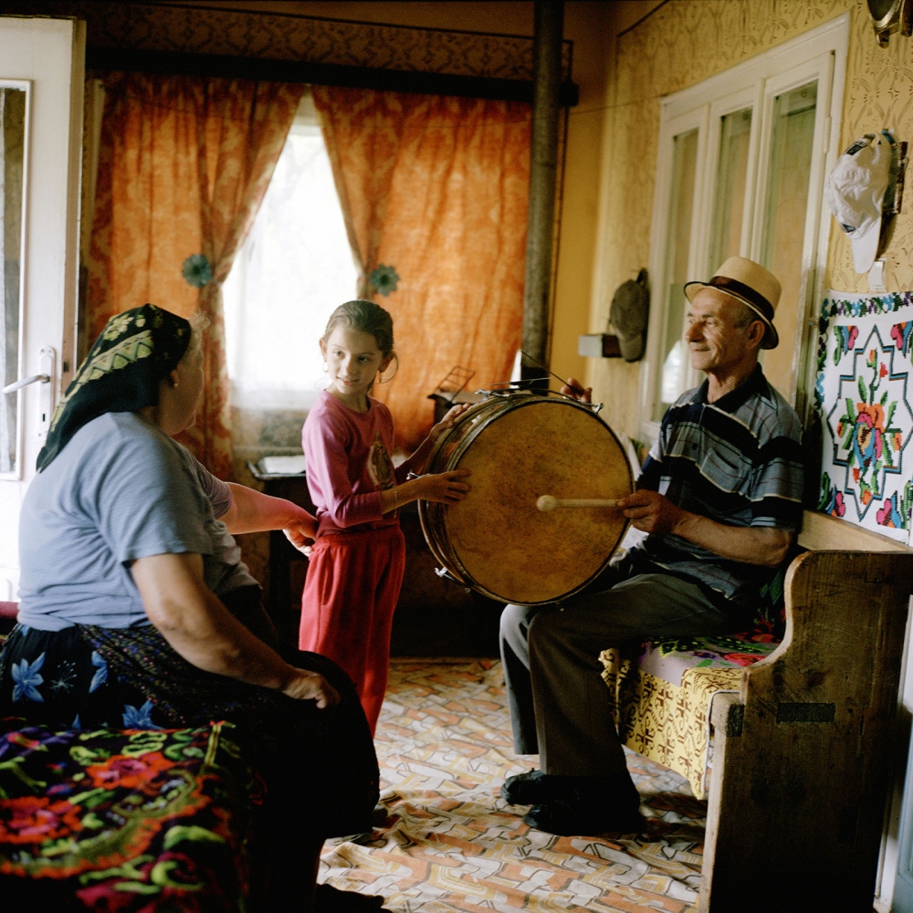 Transylvania: Built on Grass -  Village musician and drum maker Stefan Kovaci 71 y.o....