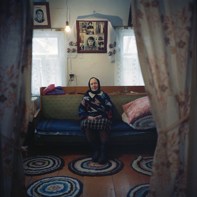 Maria Harlam (82 y.o.) at home ...ernobyl, Ukraine. December 2010