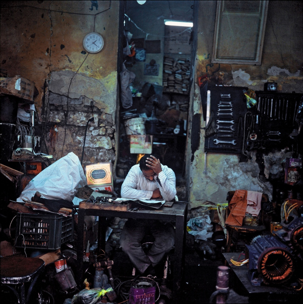 Cairo: Urban Decay -  General repairs shop in the City of the Dead in Cairo. 