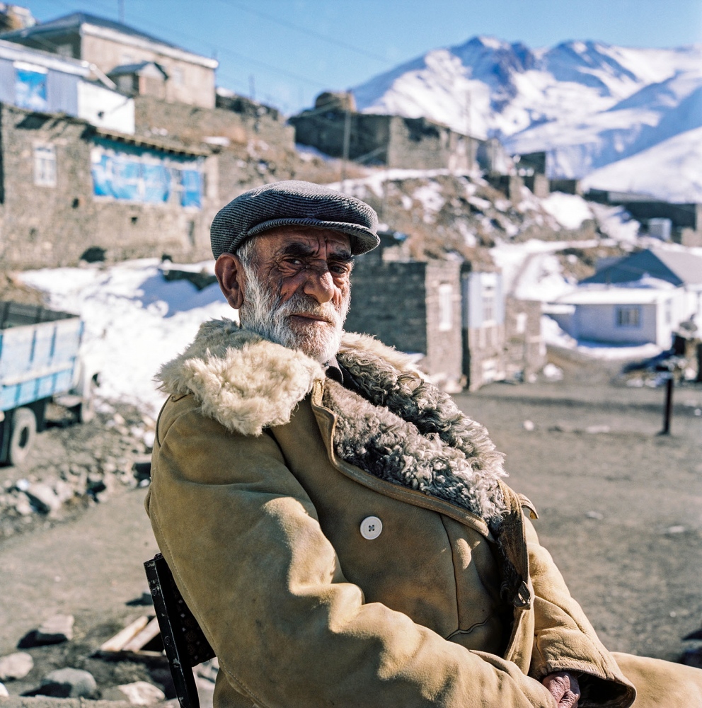 Khinaliq Village - Omar Yaraliyev at 65 is a retired shepherd who spends...
