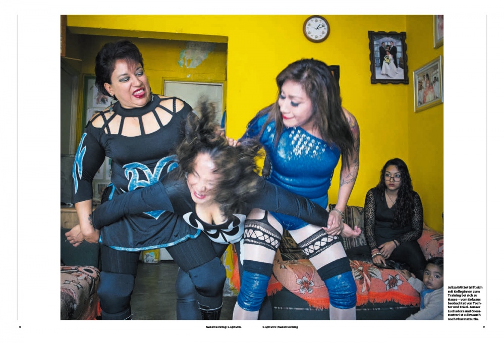 Image from NEWS - NZZ am Sonntag, The Luchadoras in...