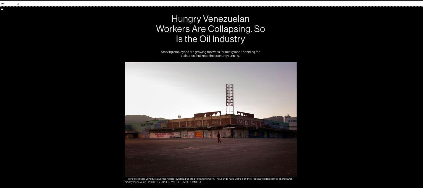Thumbnail of Venezuela's Oil Industry Collapsed 