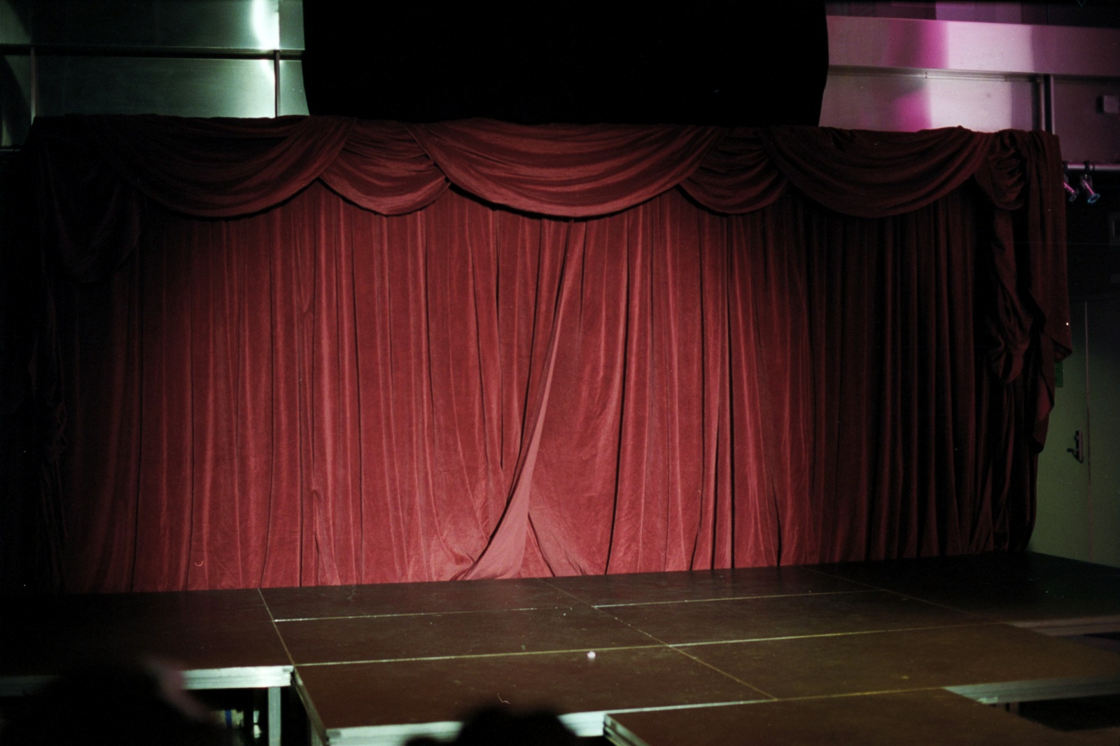  The curtain at a drag contest, New York, NY 