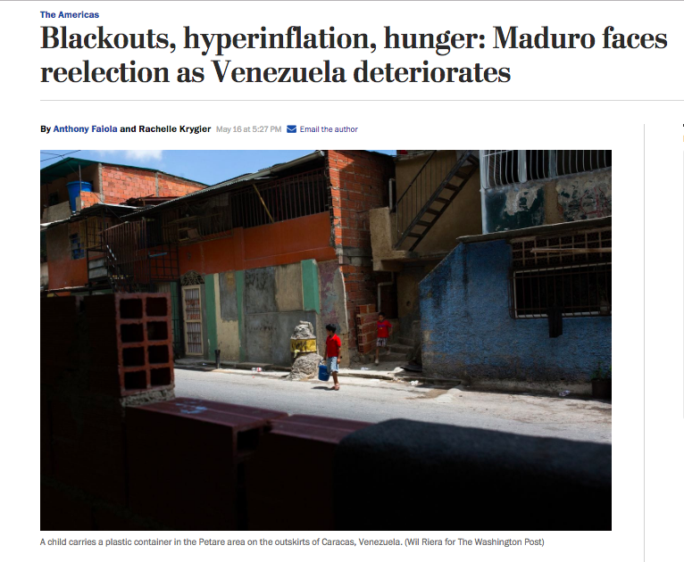 Thumbnail of Maduro faces reelection as Venezuela deteriorates